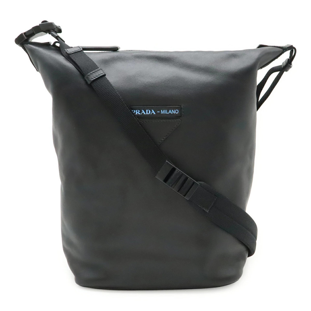 Prada Crossbody Bag Sling Leather NERO Black
